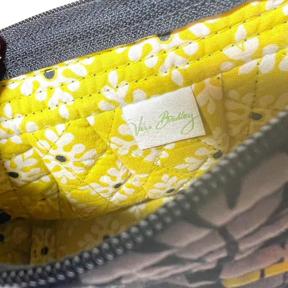 Vera Bradley (Retired) Baroque Small Purse-Black/Gold-Cloth-Pleated - Picture 15 of 15
